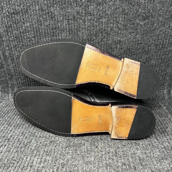 3DM Lifestyle Leather Wingtip Brogue Boot Black Lace Up Dress Mens 11 US / 10 UK - Picture 6 of 9